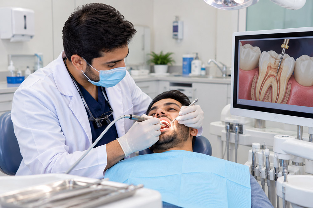 Root Canal Therapy at Happy Smile Dental Clinic, New Muwailah, Sharjah